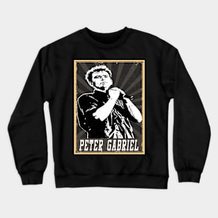 80s Style Peter Gabriel Crewneck Sweatshirt